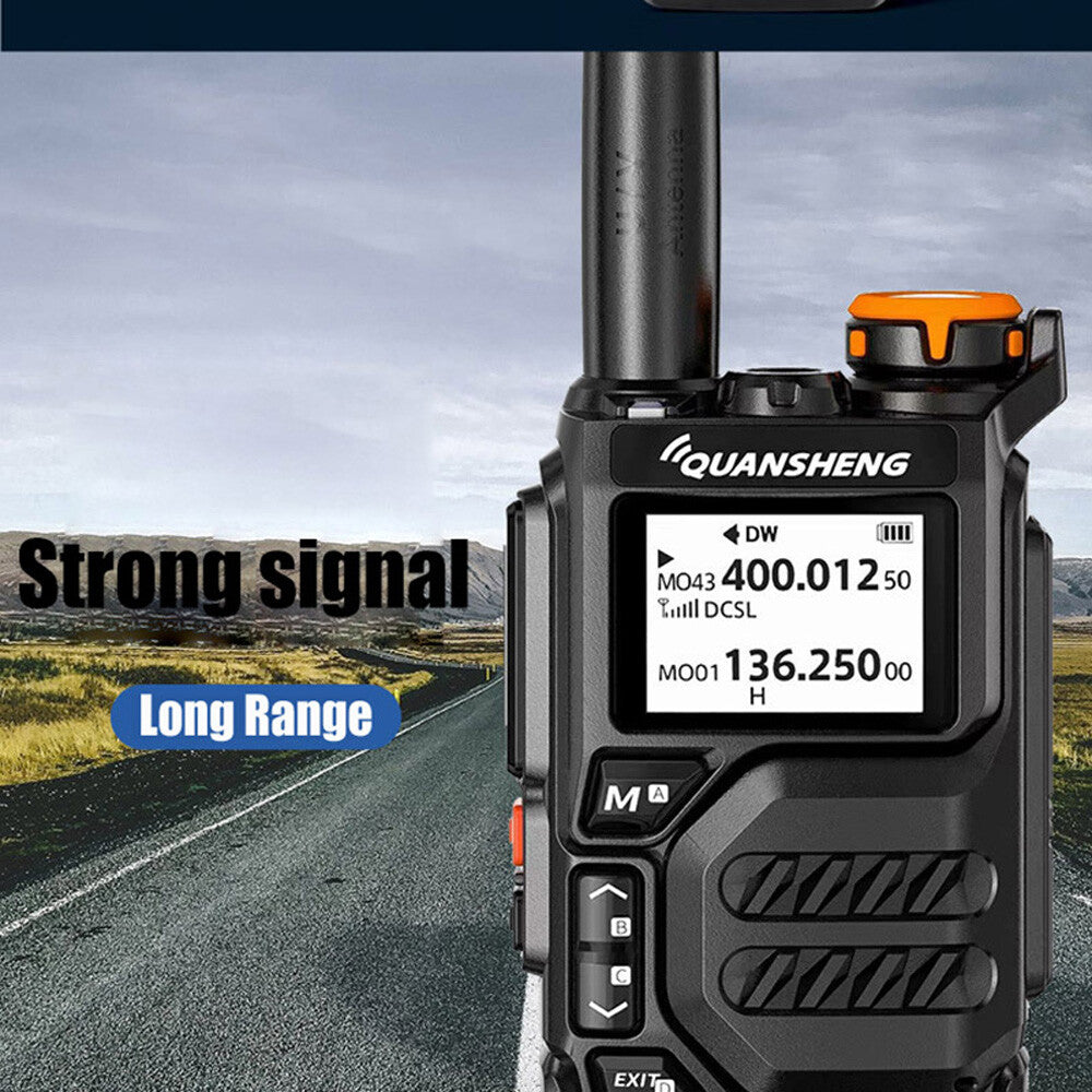 Quansheng UV K5 Walkie Talkie Encrypt 50-599Mhz DTMF Repeater USB C HAM Radio US