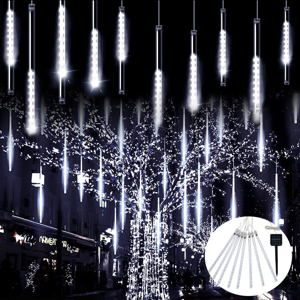 288 LED Solar Lights Meteor Shower Rain Tree String Light Garden Party Outdoor