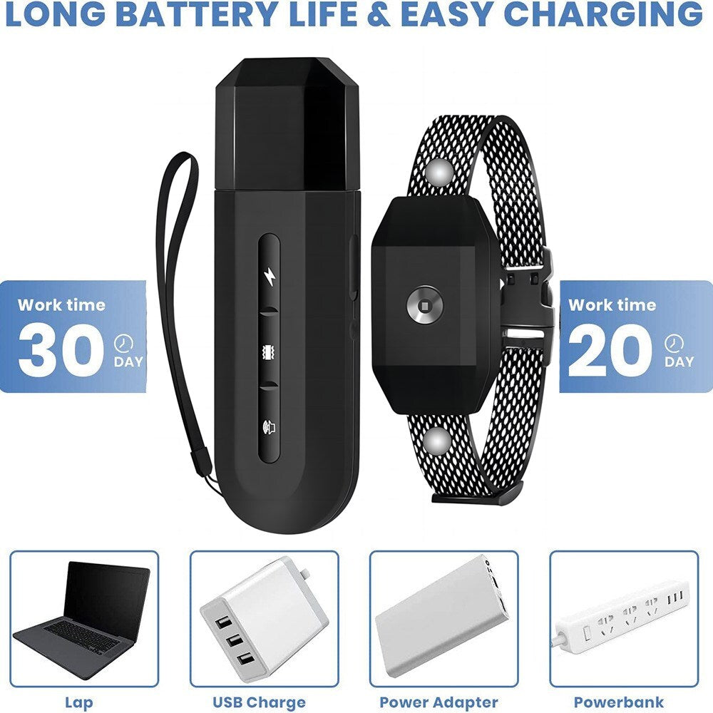 3000 FT Remote Dog Shock Training Collar Rechargeable Waterproof LCD Pet Trainer