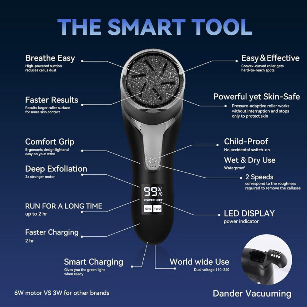Callus Remover Professional Electric Foot Grinder File Dead Skin Pedicure Tool