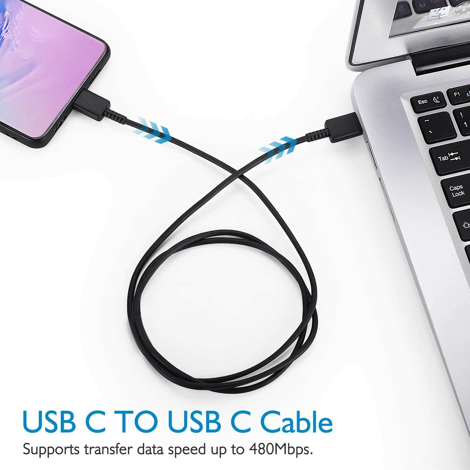 25W Type USB-C Super Fast Wall Charger + 6FT Cable for Samsung Galaxy S20 S21 5G