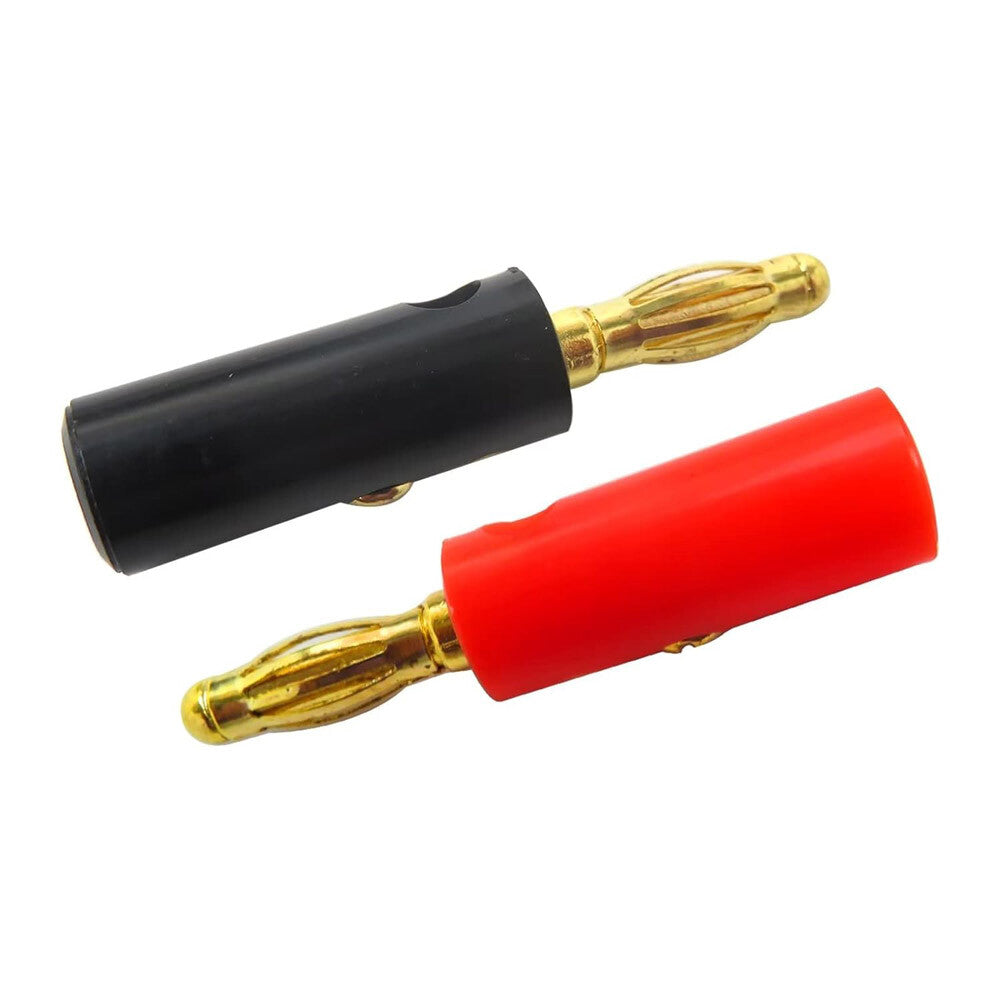 40PCS 4Mm Gold Plated Banana Plugs Audio Jack Speaker Wire Cable Screw Connector