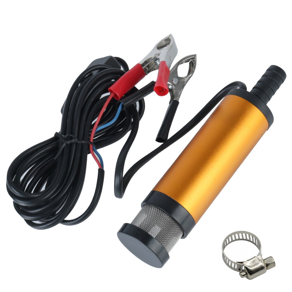 12V Mini Refueling Submersible Diesel Electric Fuel Water Oil Transfer Drum Pump