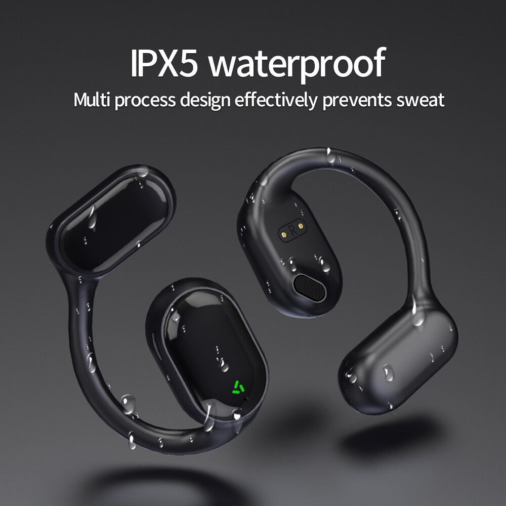 True Wireless Bone Conduction Headphones Bluetooth 5.3 Wireless Headset Earbuds