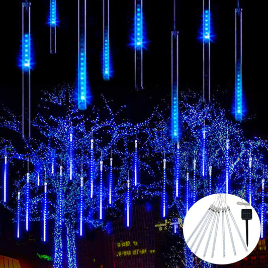 288 LED Solar Lights Meteor Shower Rain Tree String Light Garden Party Outdoor