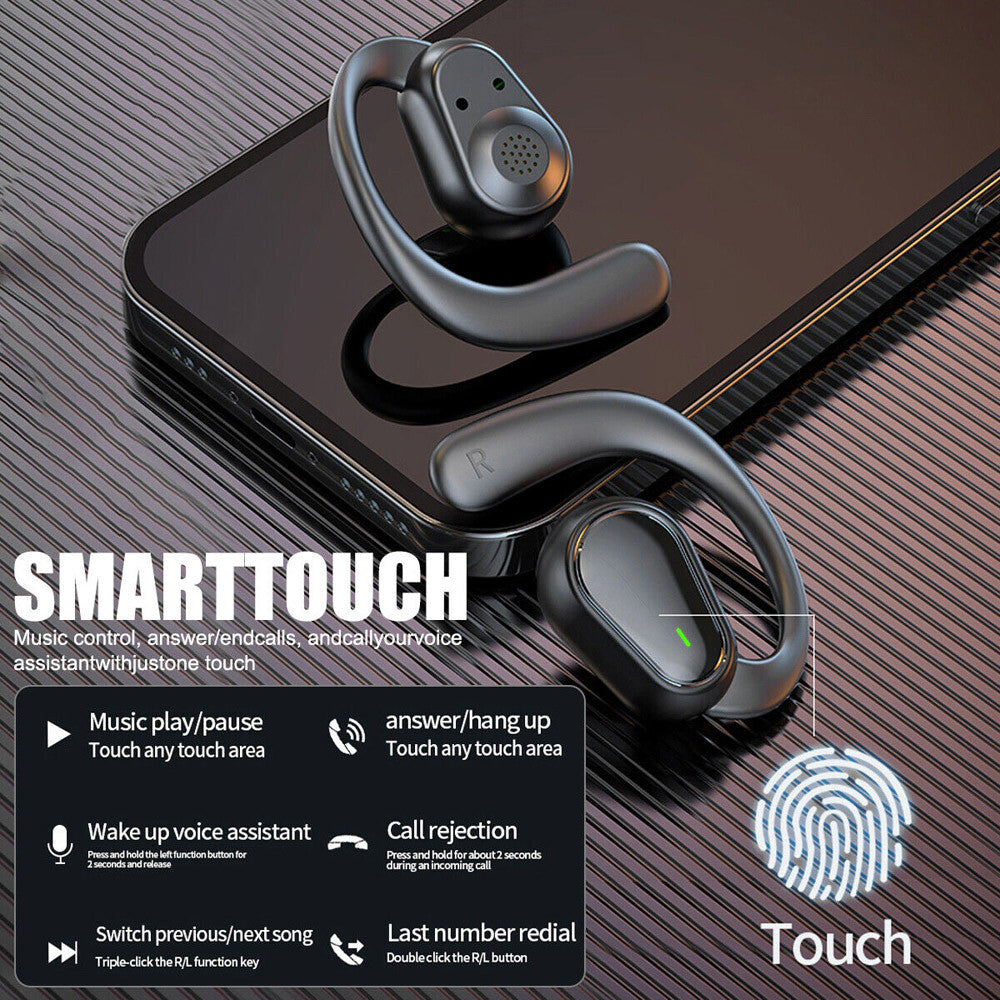 TWS Bluetooth 5.3 Headset Wireless Earphones Earbuds Stereo Headphones Ear Hook