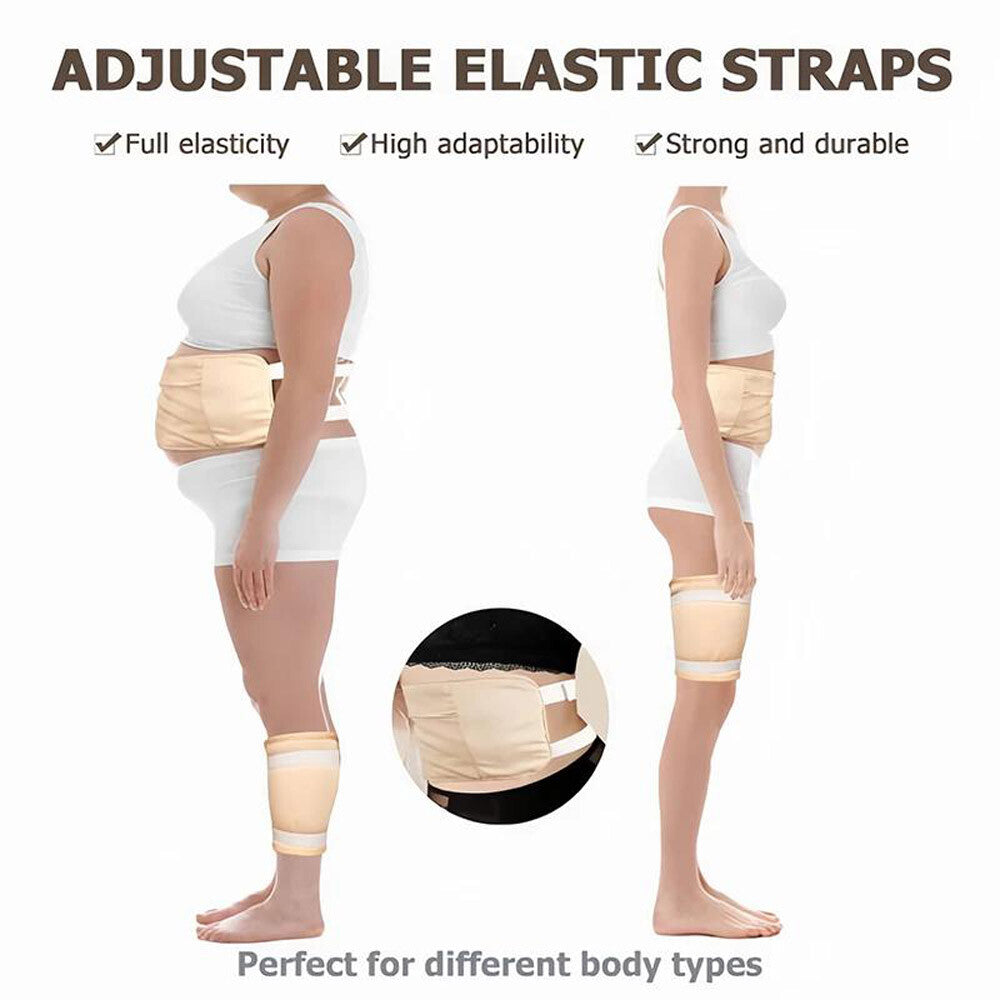 6PCS Castor Oil Pack Wrap Women Reusable Organic Cotton Pack Kit Promote Blood