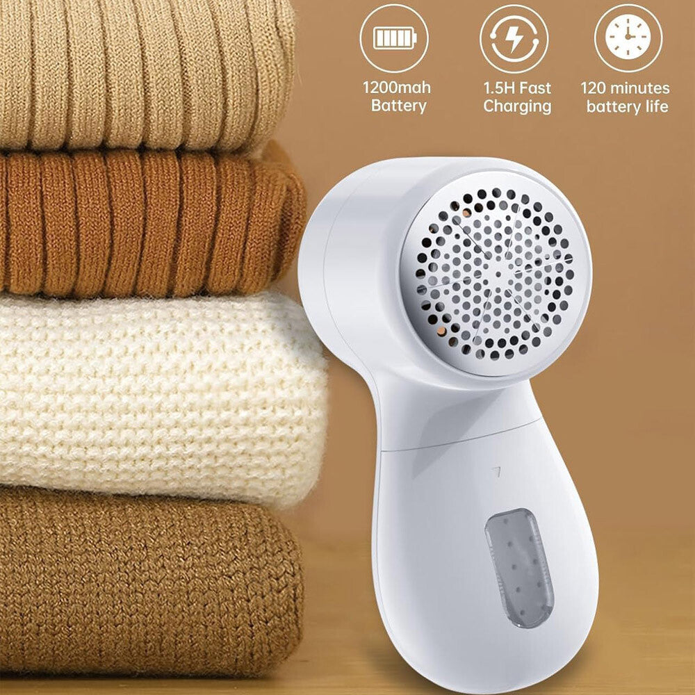 Fabric Shaver Electric Lint Remover Rechargeable Sweater Defuzzer 3 Speeds US