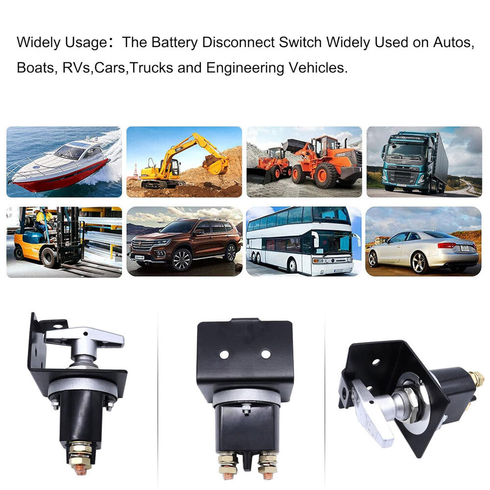12V-36V Battery Kill Switch Disconnect Isolator Power Cut off Car Boat Marine RV