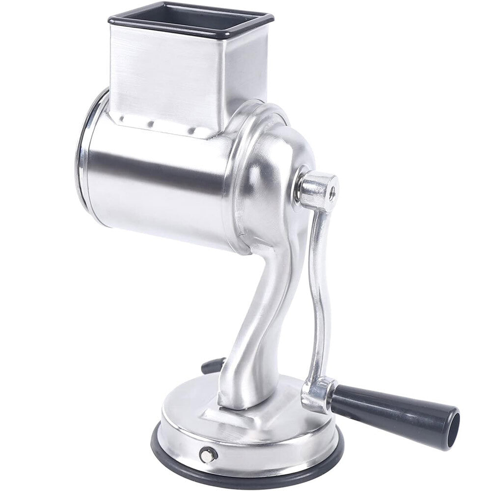 Stainless Steel Rotary Cheese Grater Hand Drum Slicer Crank Vegetable Chopper US