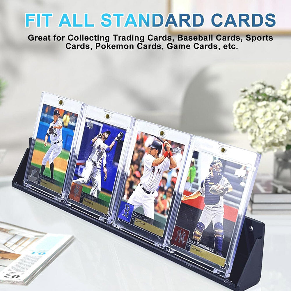 25 Pack Magnetic Trading Sports Baseball Card Holders 35PT UV Protection Cover