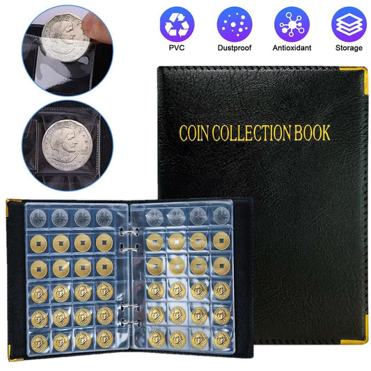 480 Pocket Coin Collection Album Collection Coin Books High Capacity Coin Holder