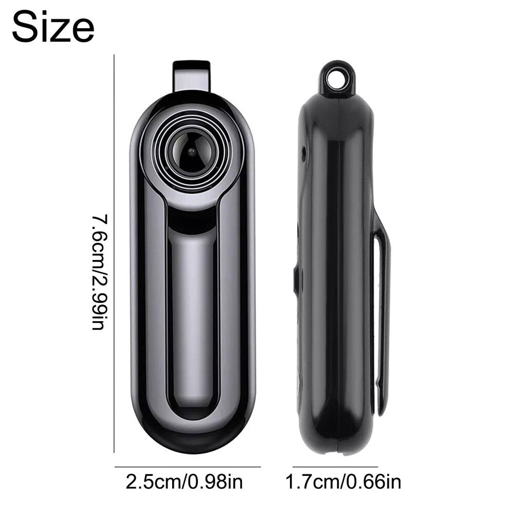 Necklace Camera Mini Full HD Video Audio Voice Recording Wearable Small Recorder