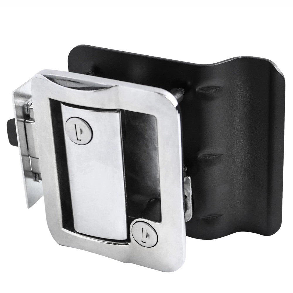 Chrome Trailer Camper RV Paddle Entry Door Lock Latch Handle Knob Deadbolt US