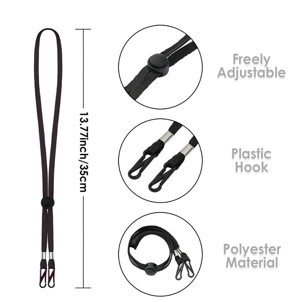 10 PCS Adjustable Lanyard Face Mask Extender Ear Savers for Mask Strap Holder US
