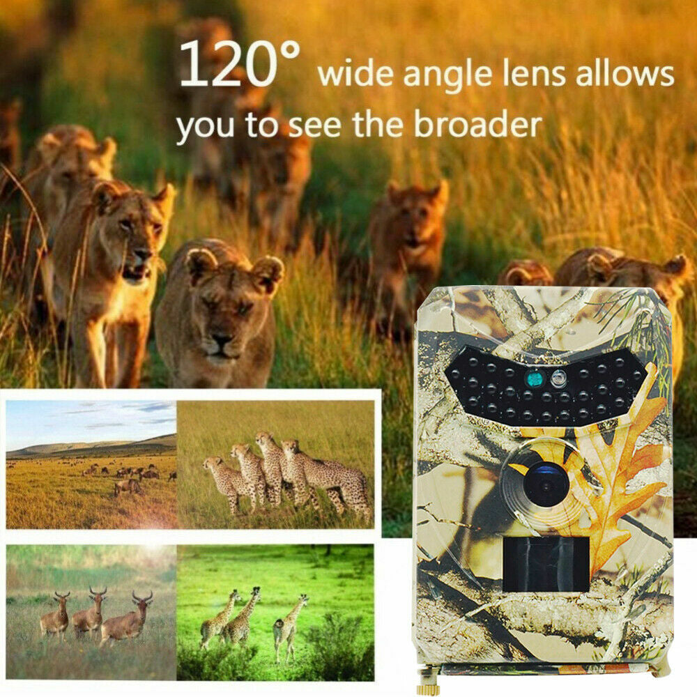 Trail Camera 1080P Hunting Outdoor Wildlife 12MP Scouting Cam Night Vision 2021