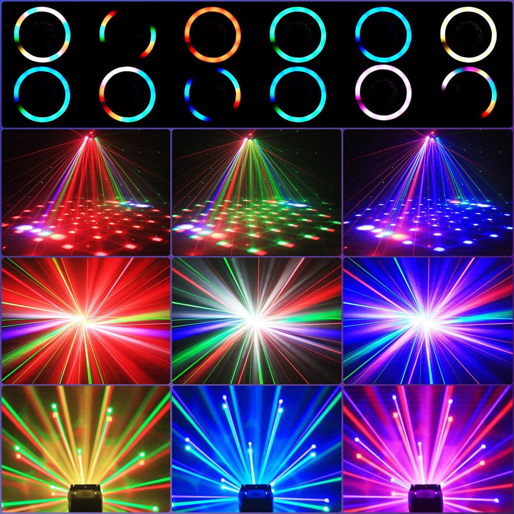 105W Laser Light RGBW LED Moving Head Disco Stage Lighting Beam DMX512 Party DJ