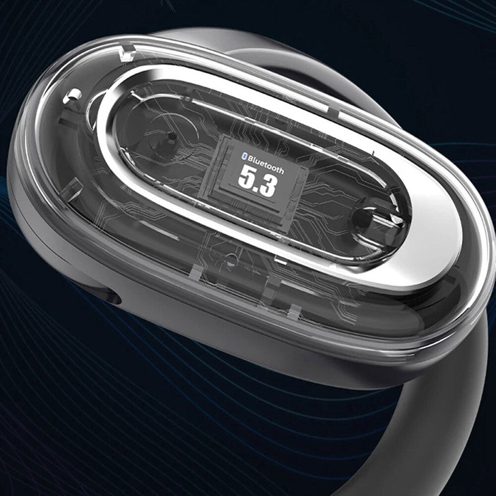 2024 Latest 5D Surround Sound Open Ear Bluetooth Headset Ear Canceling Earbuds