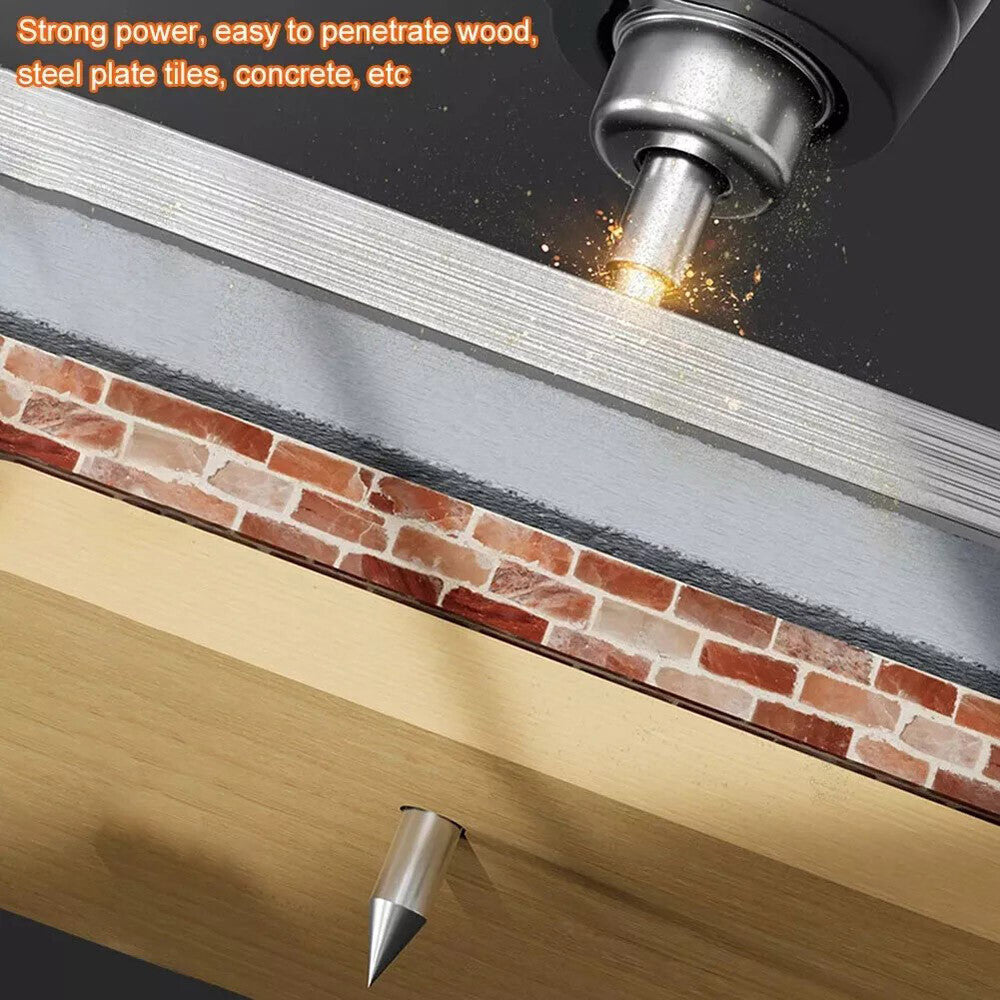 Nail Gun Powerful Concrete Air Nailer Wall Fastening Tool + 50PCS round Nails US