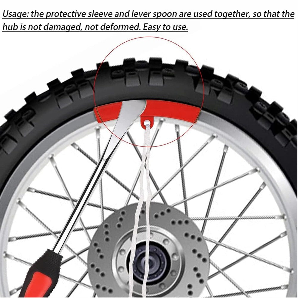 Herramienta Profesional Para Cambiar Neumáticos De Motocicleta Cuchara De Neumáticos De Acero Palanca Kit De Herramientas De Hierro