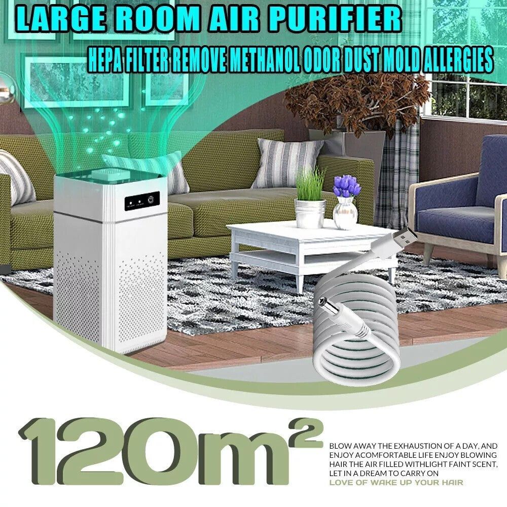 Home HEPA Air Purifier Large Room Air Cleaner for Allergies Smoke Mold Odor Dust
