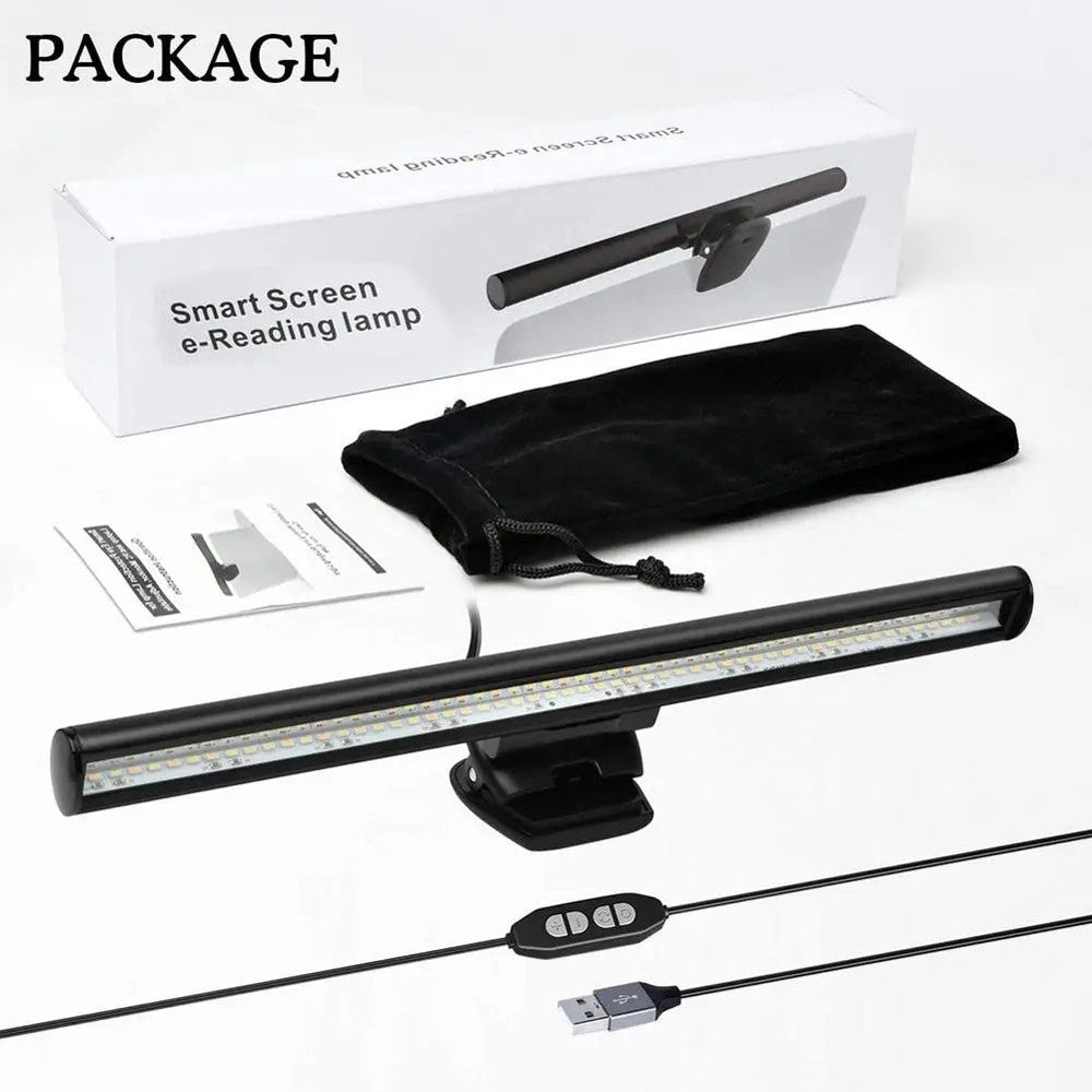 Reading Desk Lamp LED Screen Bar Light USB Computer Monitor Eye-Caring Dimmable