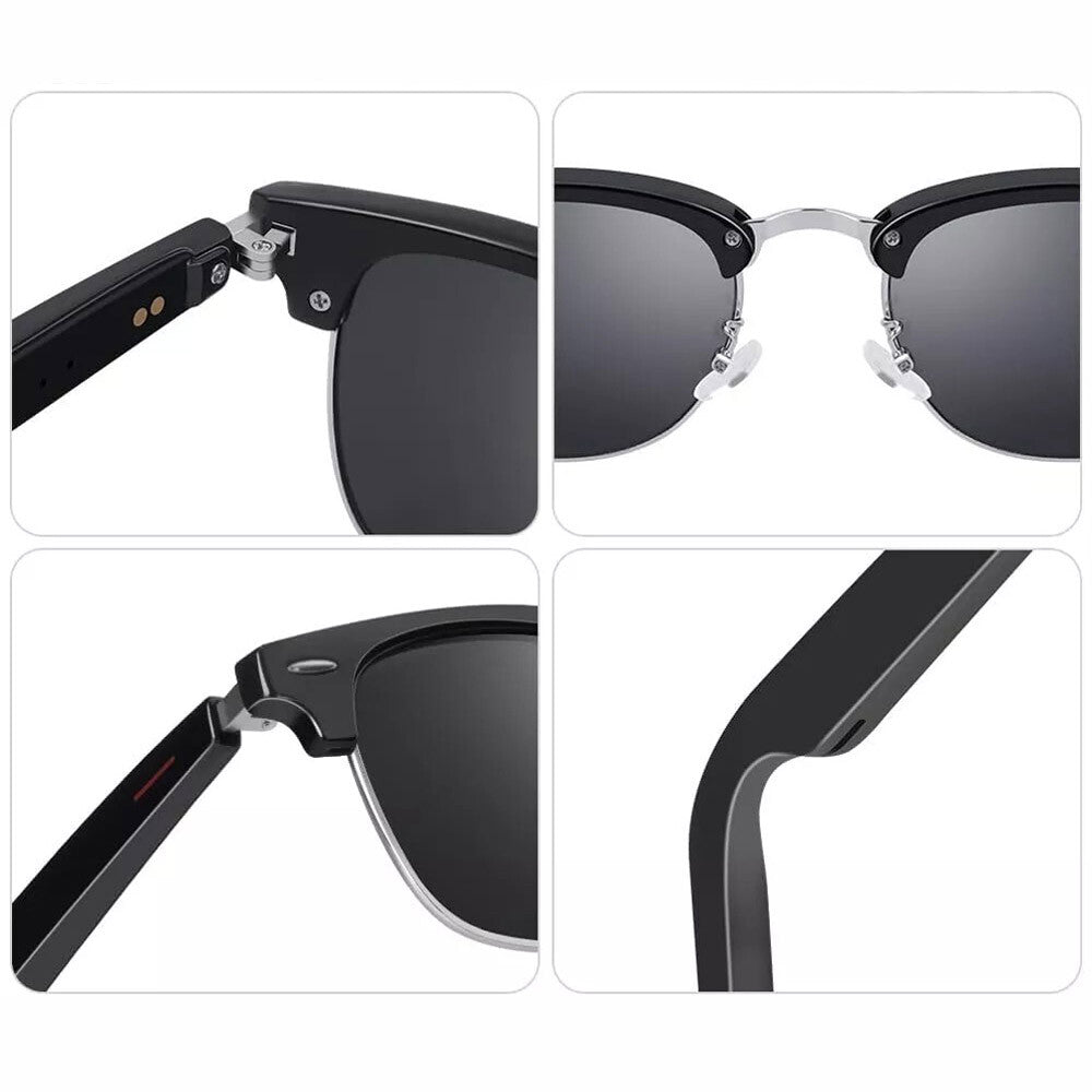 Smart Glasses Bluetooth Audio Glasses Stereo Music Call Headset Voice Control US