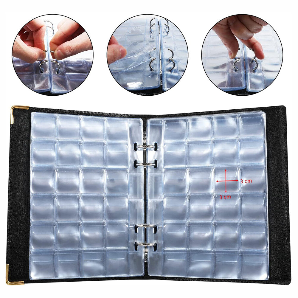 480 Pocket Coin Collection Album Collection Coin Books High Capacity Coin Holder