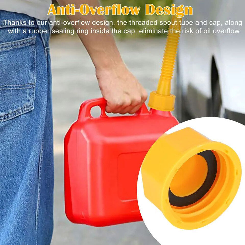 5X Replacement Gas Can Spout Nozzle Vent Kit for Plastic Gas Cans Old Style Cap