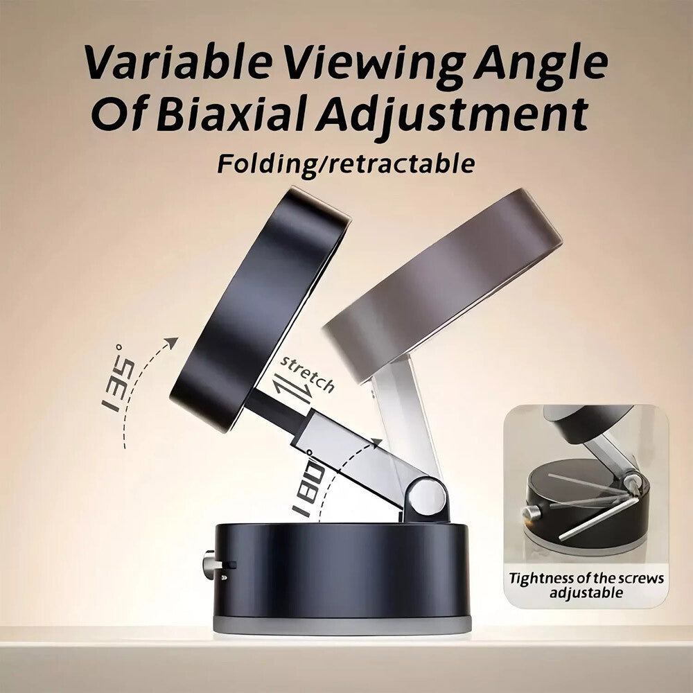 360 Vacuum Strong Magnetic Phone Holder Suction Cup Car Stand Foldable Car Mount