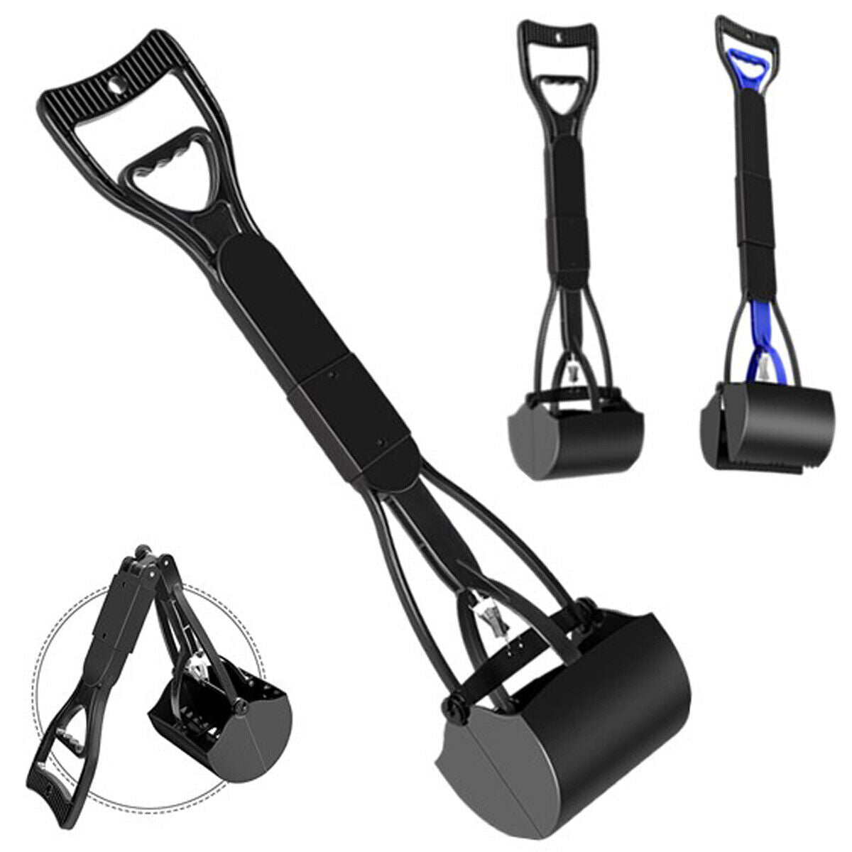 Non-Breakable Pet Dog Pooper Scooper with Handle Pooper Scooper Waste Pick US