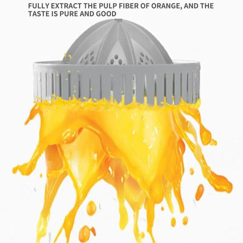 Electric Citrus Juicer Rechargeable Hands-Free Masticating Orange Lemon Squeezer