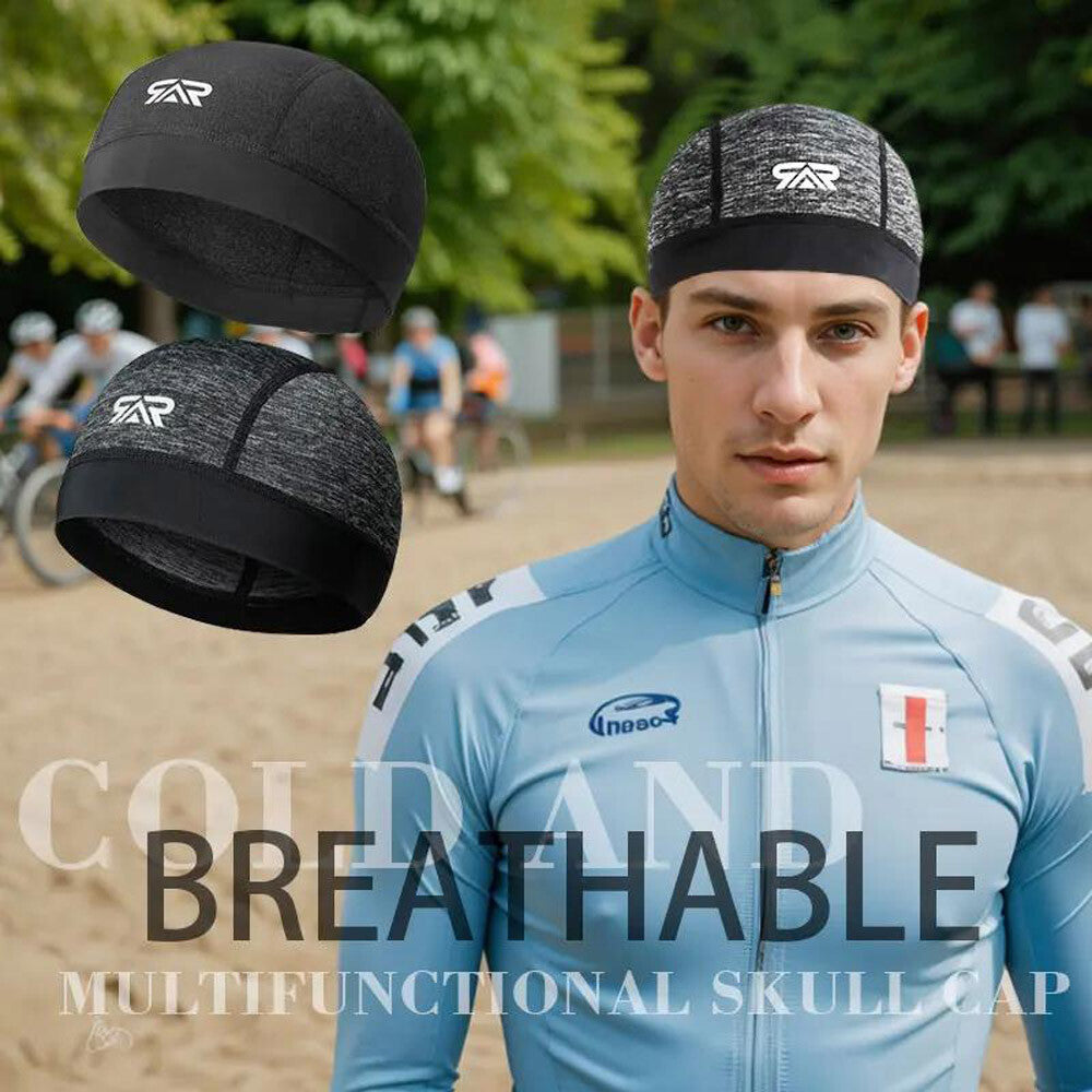 Sweat Wicking Cooling Flag Dome Skull Cap Helmet Liner Sport Beanie Durag Hat US