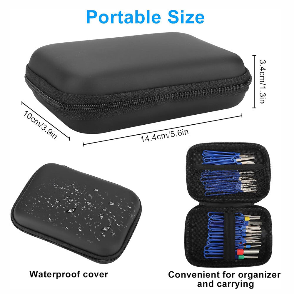 41X Pin Extractor Removal Kit Tool Terminal Ejector Connector W/ Protective Bag