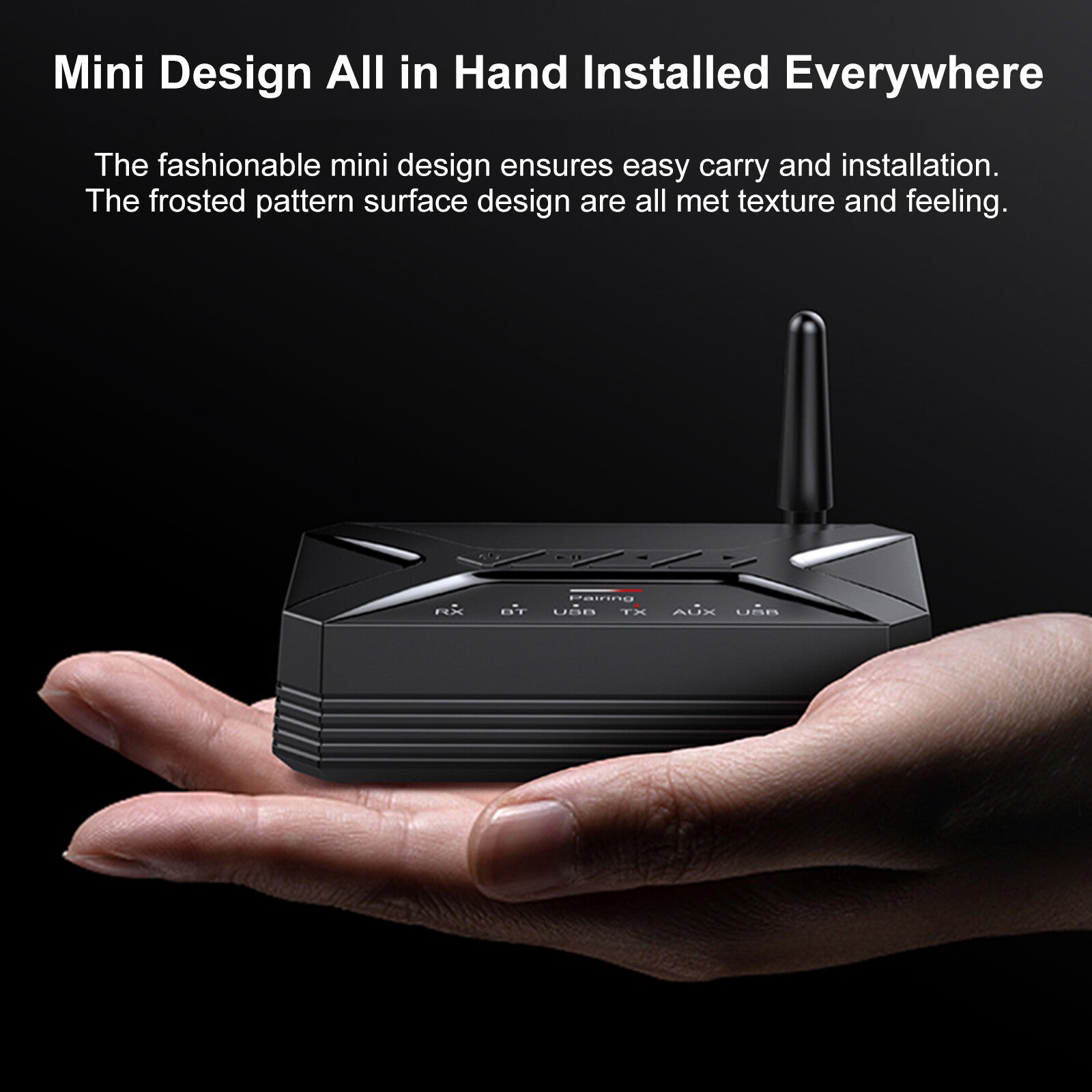 Long Range Bluetooth 5.0 Transmitter Receiver TV Home Car Stereo Audio Adapter