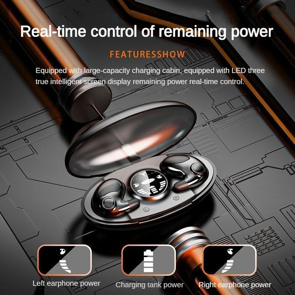 2023 Bluetooth Earbud Headset TWS 5.3 Wireless Earphone Invisible for All Phone