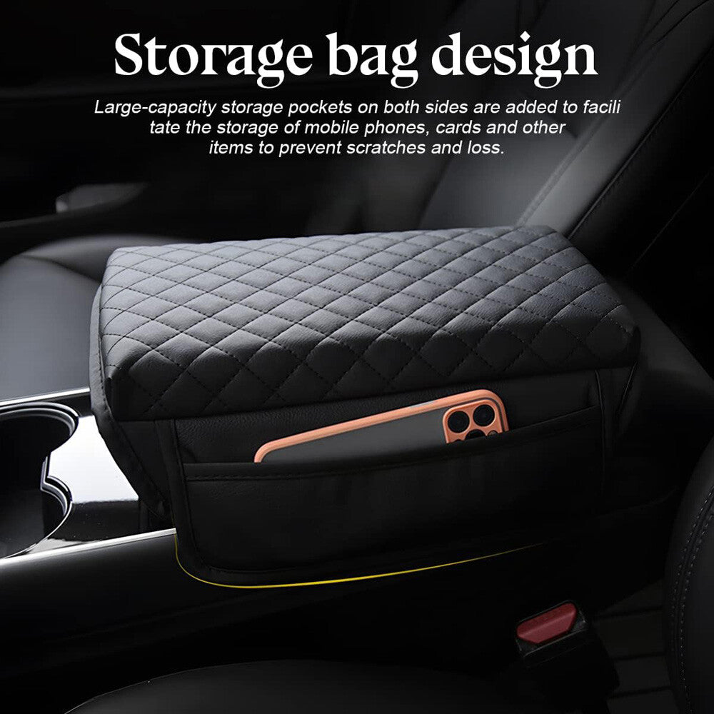 Car Accessories Auto Armrest Cushion Cover Center Console Box Pad Protector US