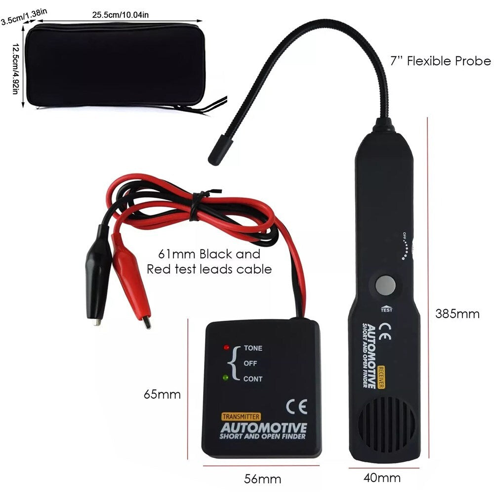 Circuit Tester Automotive Short and Open Finder DC 6-42V Car Wire Tracker Tool