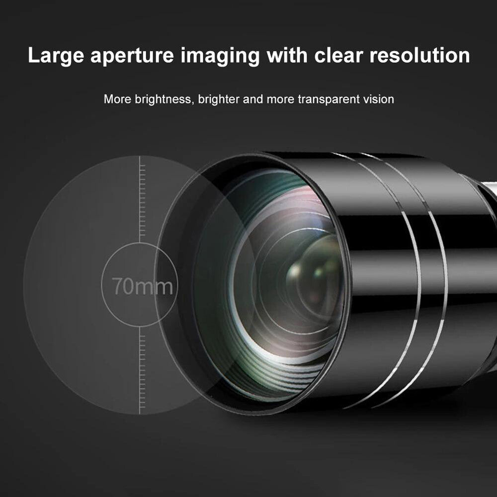 Telescope 300MM Astronomical 150X with Phone Adapter Barlow Lens for Kids Gift