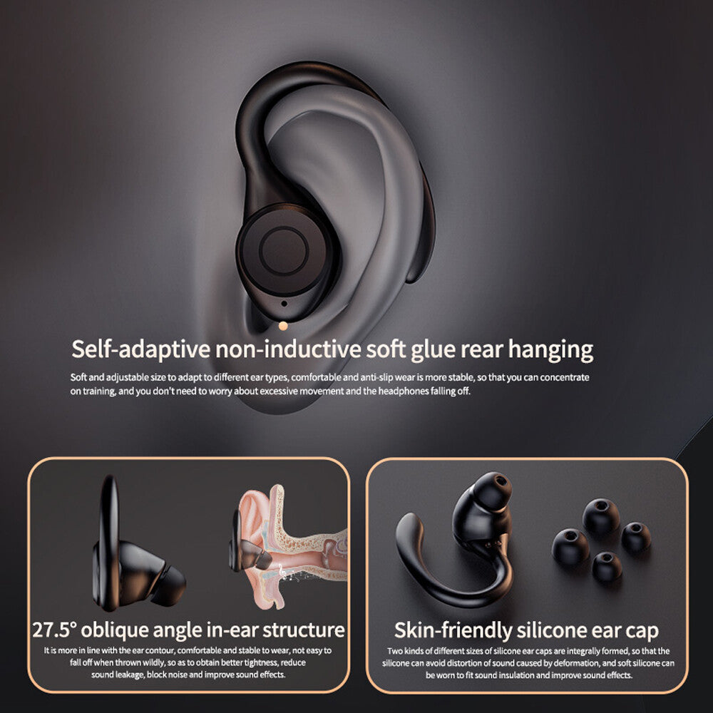 Wireless Bluetooth 5.3 Headset TWS Earphones Earbuds Stereo Headphones Ear Hook