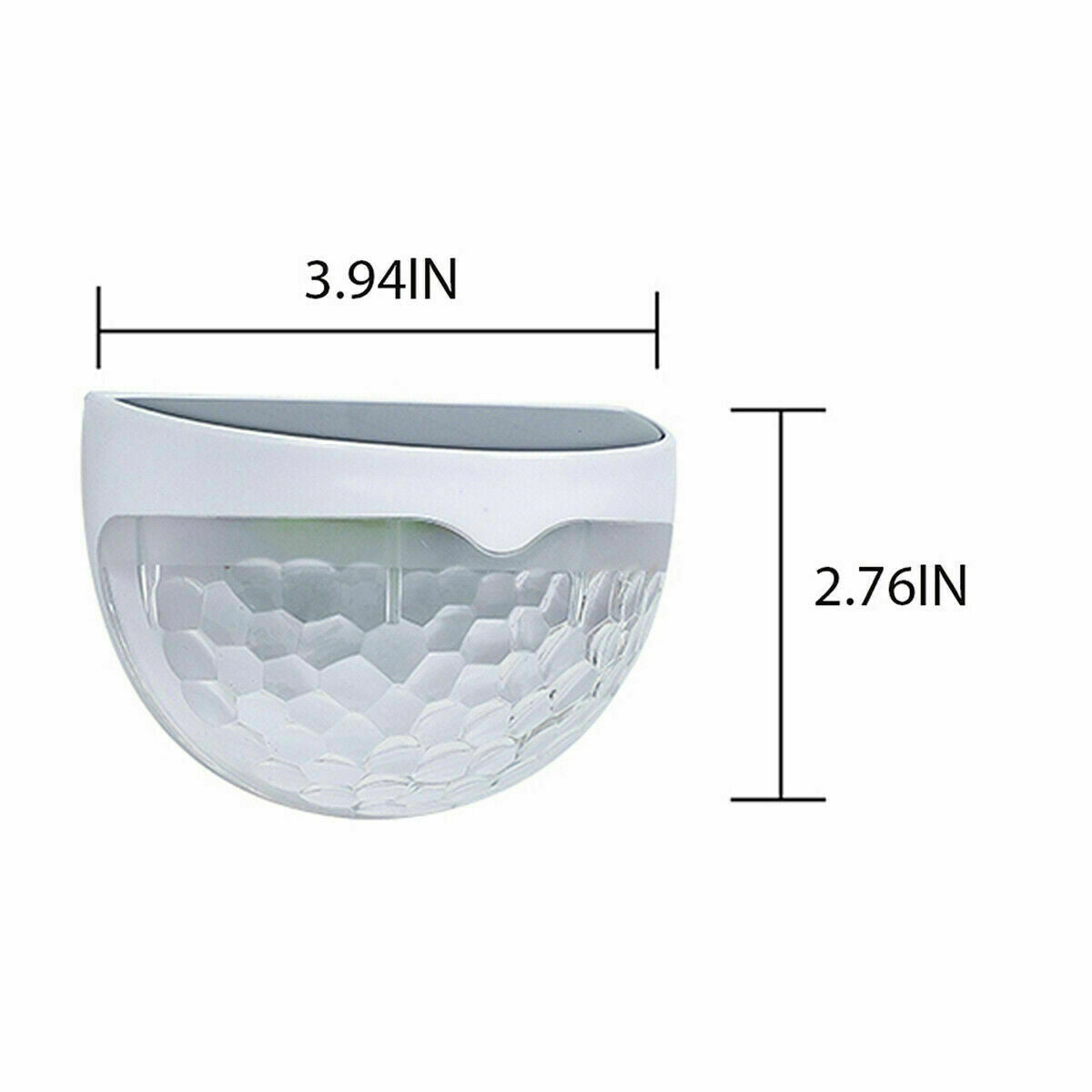 2PCS Solar Fence Lights Outdoor Garden Waterproof Wall Mount Decorative Lights
