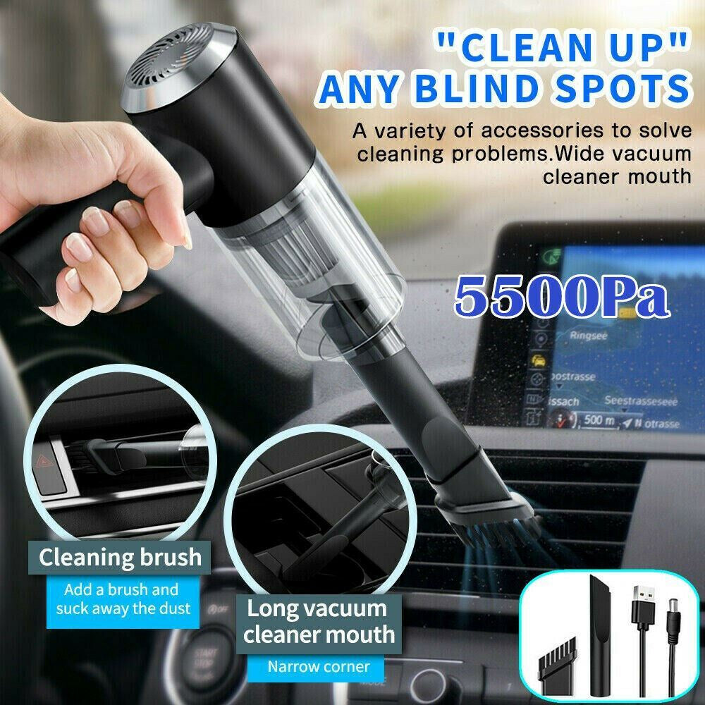 120W Cordless Handheld Vacuum Cleaner Small Mini Portable Car Auto Home Wireless