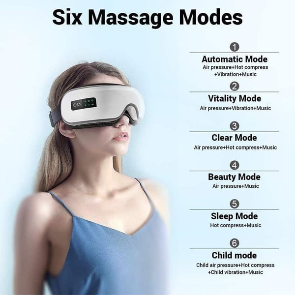 Quadra's Heated Eye Massager With Music