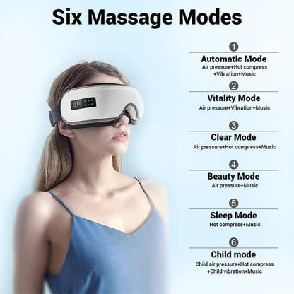 Quadra's Heated Eye Massager With Music