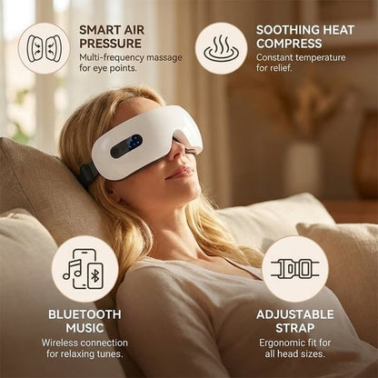 Quadra's Heated Eye Massager With Music